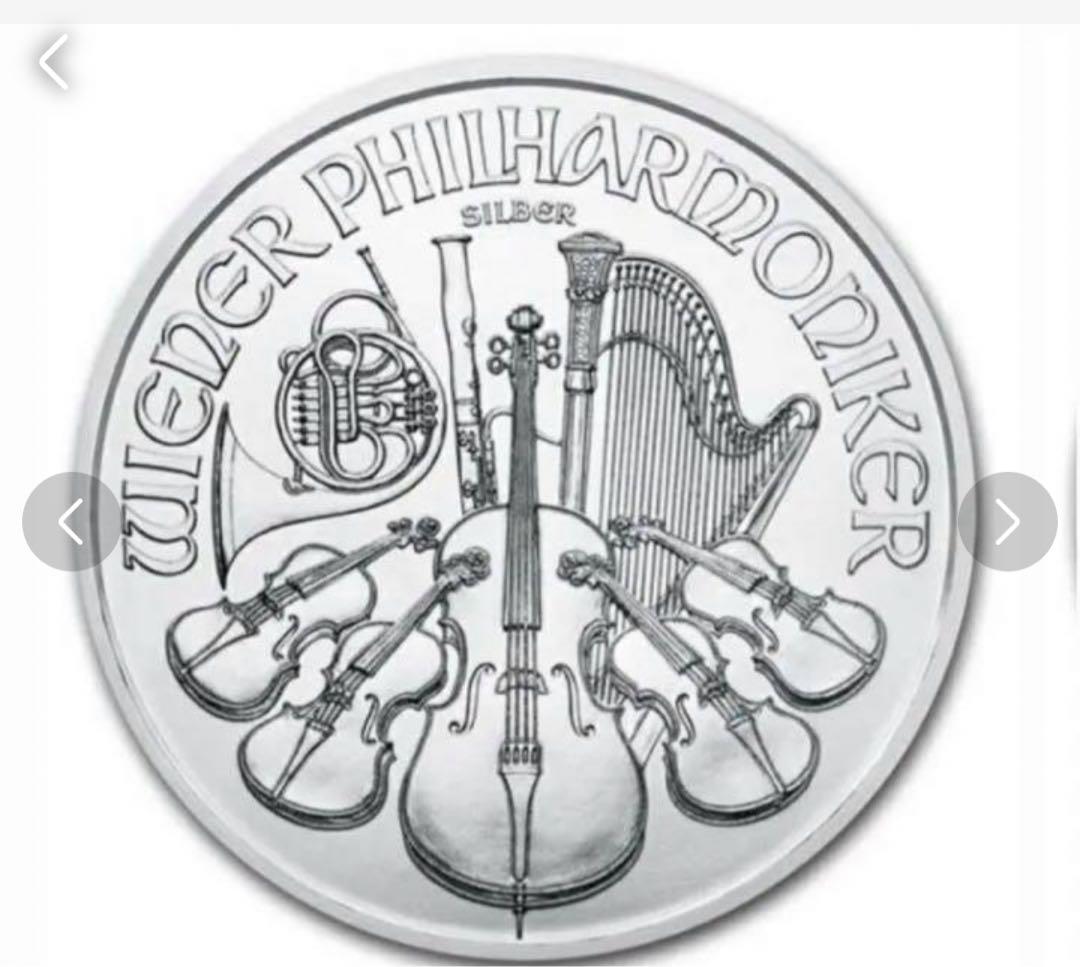 オーストリアウイーン銀貨1オンス2021【クリアケース付き】1枚【新品未使用】