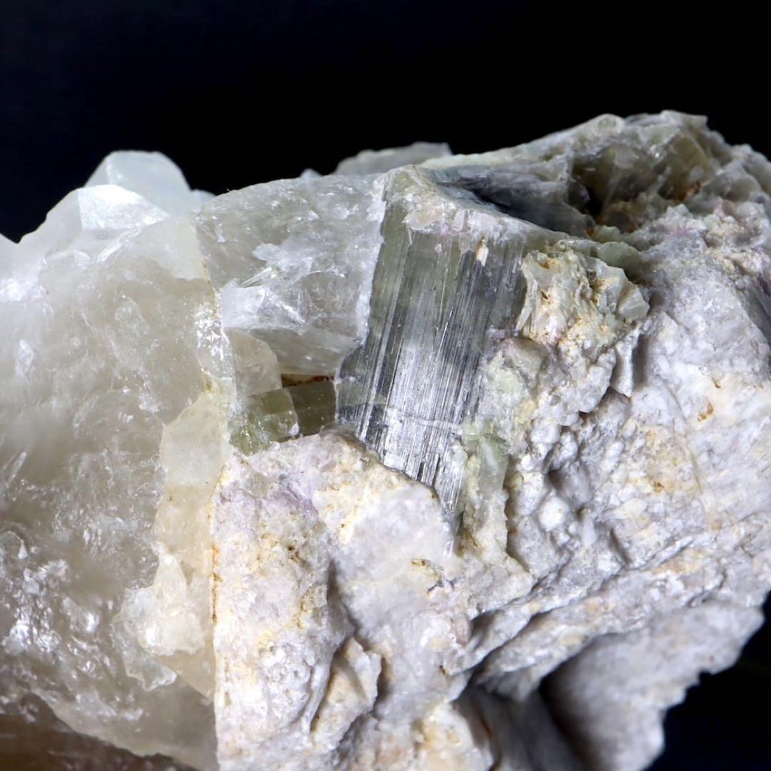 グリーン トルマリン 煙水晶 スモーキークォーツ 電気石 374,4g T410