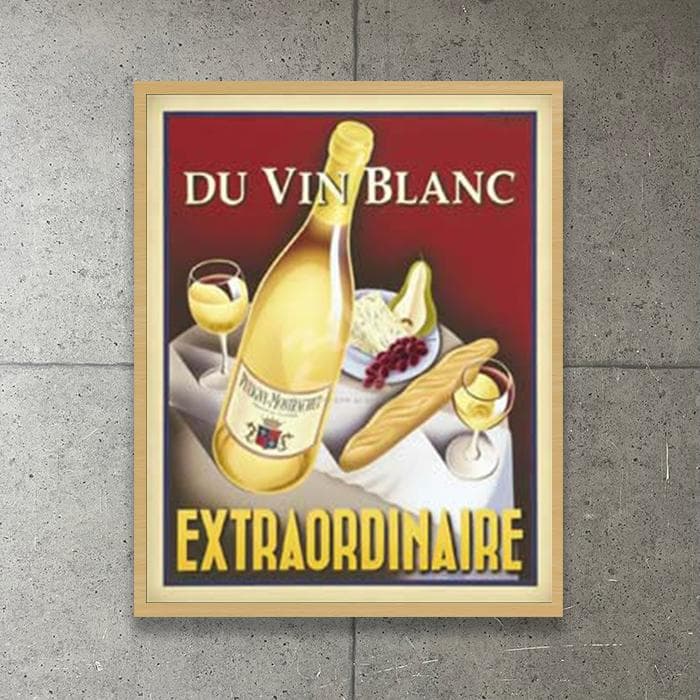 額装品/Du Vin Blanc（フォーニー）/アート/ポスター/インテリア