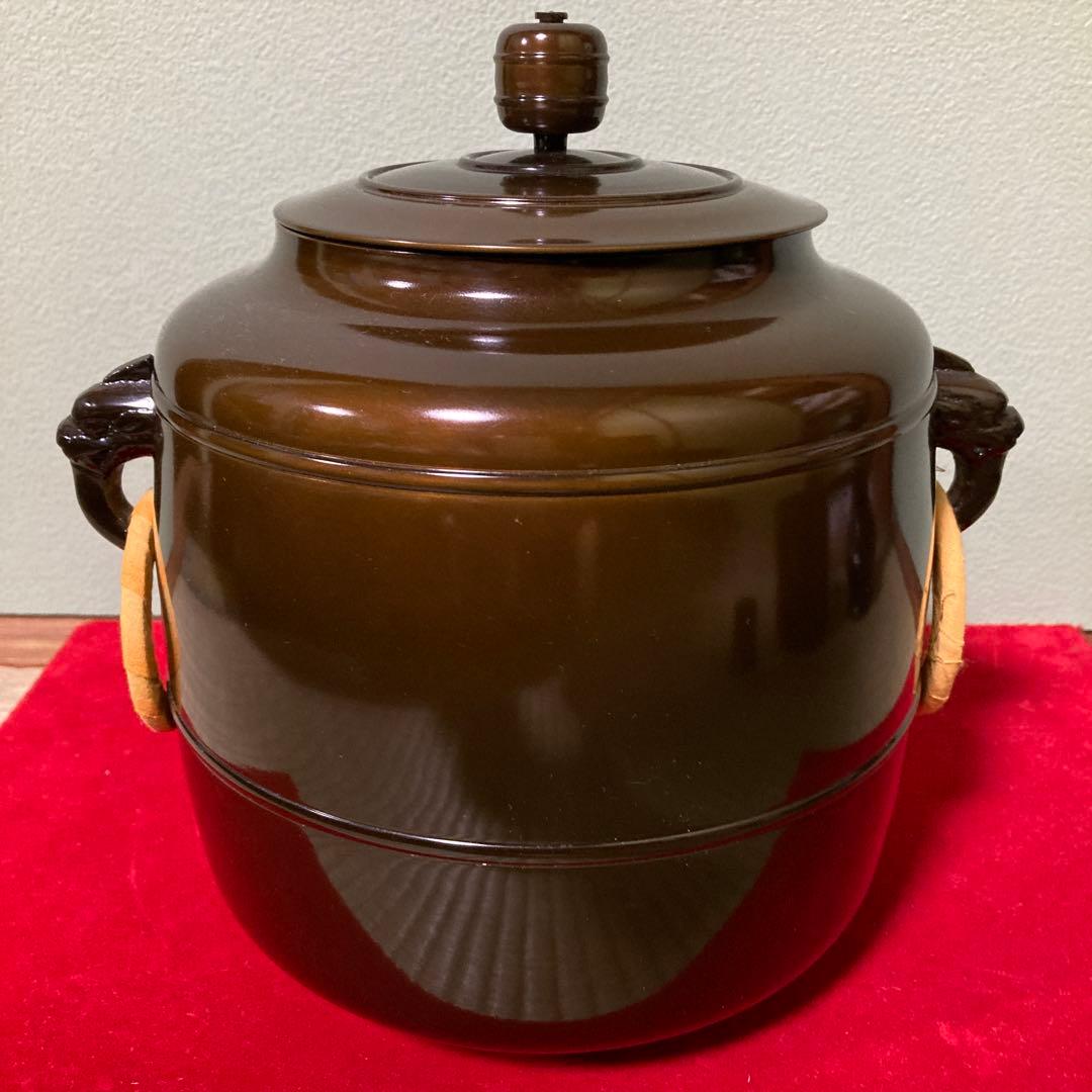 唐銅皆具　秀峰作　一式4点セット