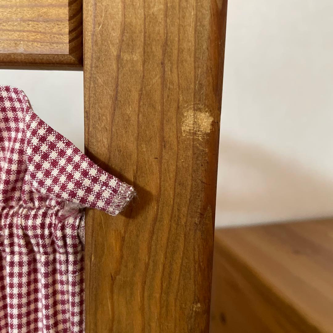 カントリー調　木製三つ折りパーテーション ハート　アメリカンカントリー