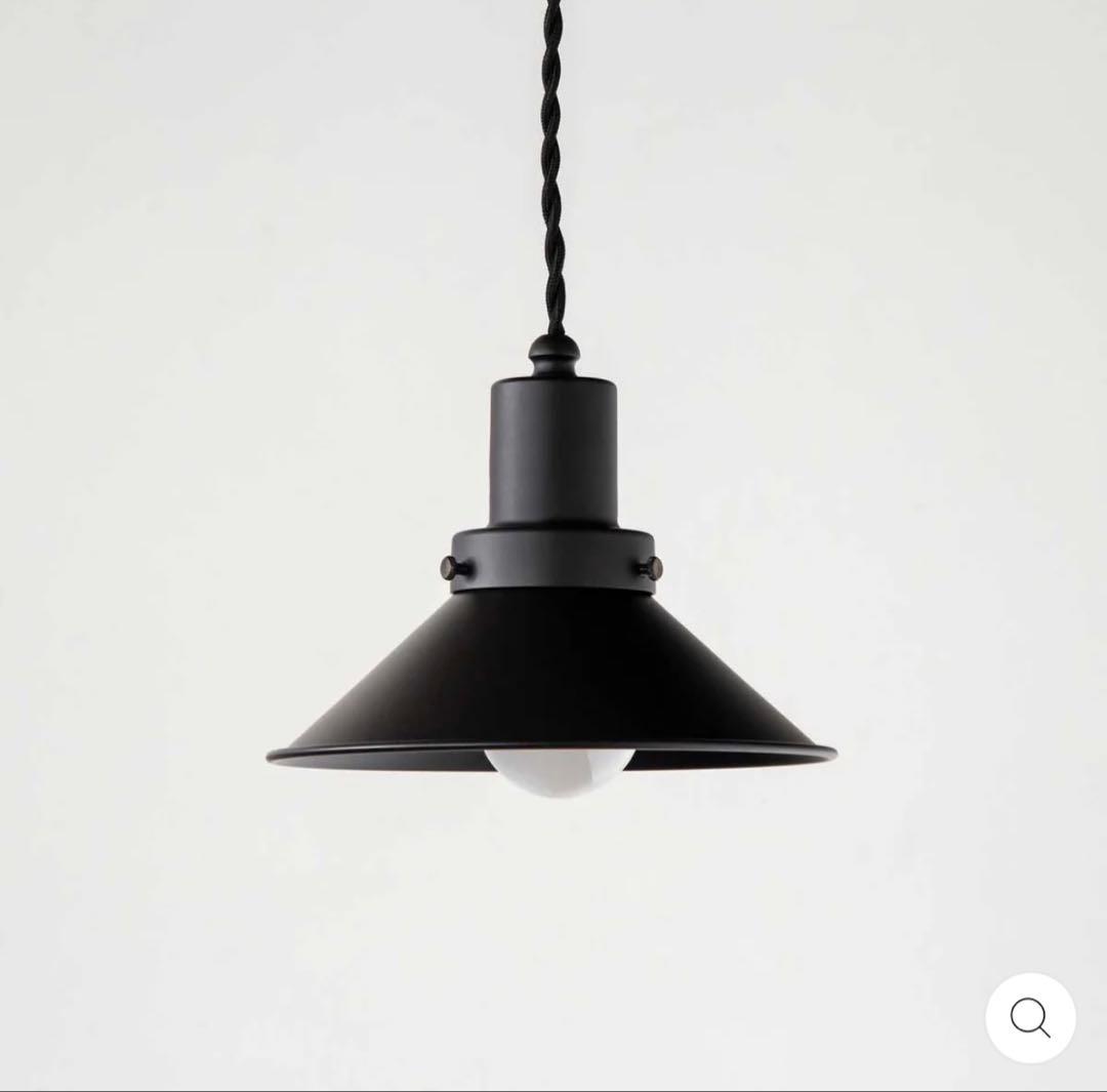 【極美品】KANADEMONO ペンダントライト マットブラックPDL-609