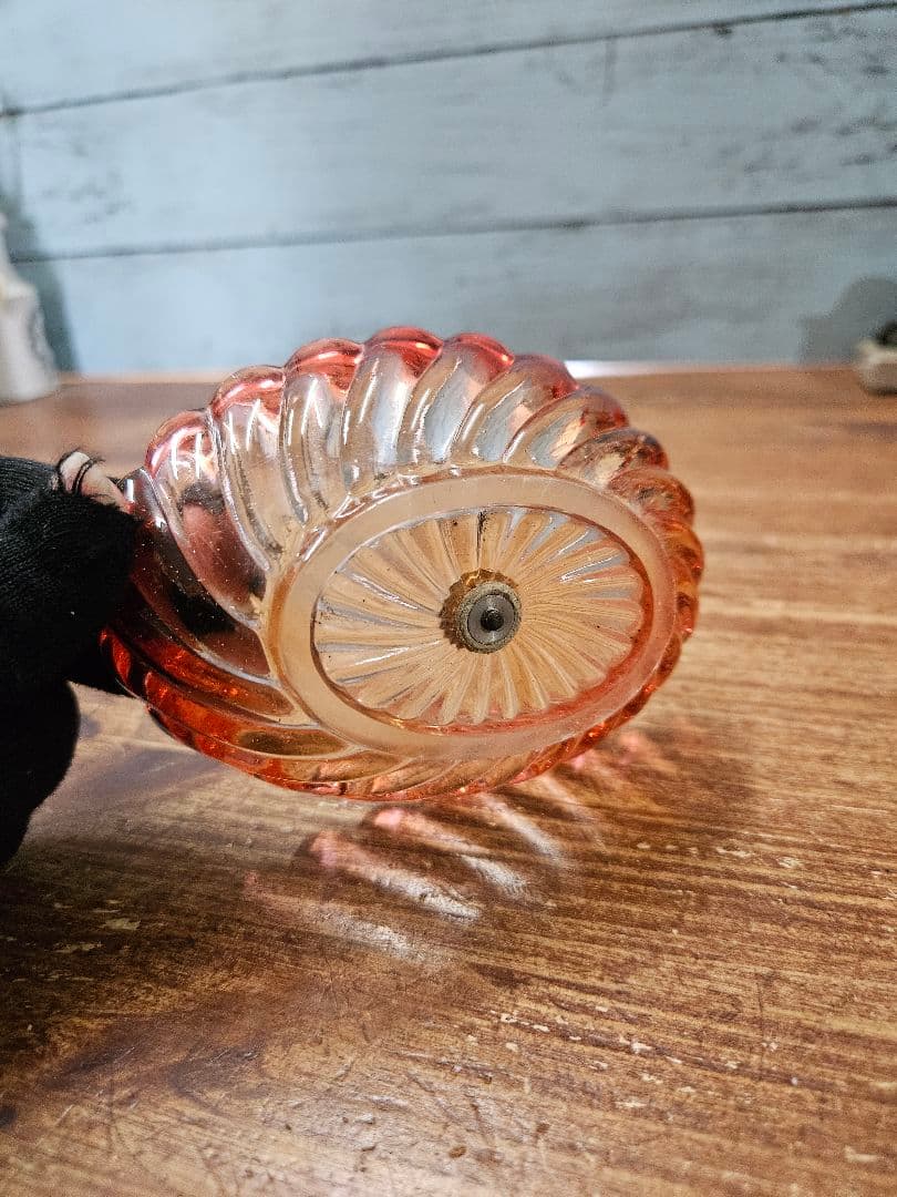 オールドバカラ バンブーローズ クリスタルガラス アクセサリートレイ