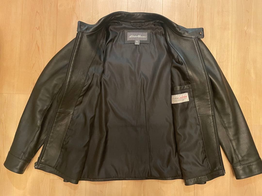 Eddie Bauer / レザージャケット black L