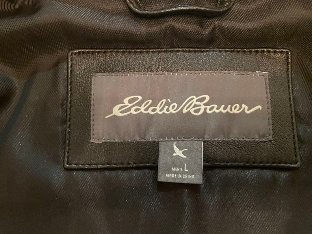 Eddie Bauer / レザージャケット black L