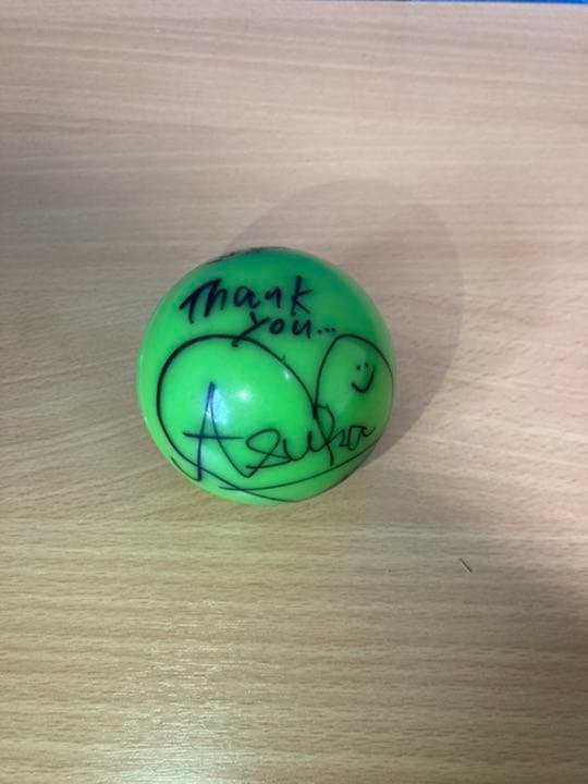 乃木坂　斎藤飛鳥　サインボール　真夏の全国ツアー2014 (8月30日)