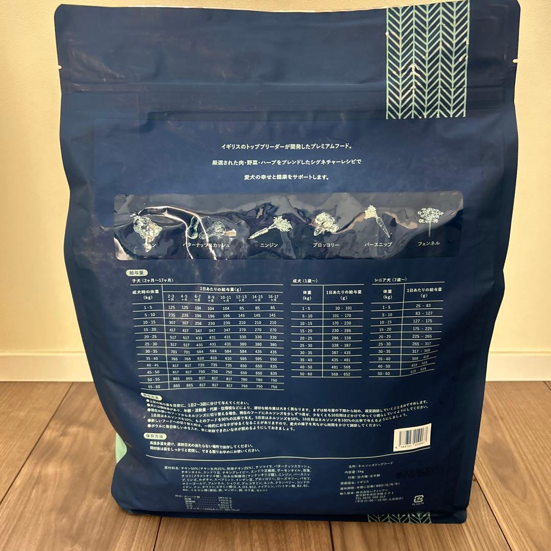 ネルソンズドッグフード　中型犬、大型犬パピーお勧め