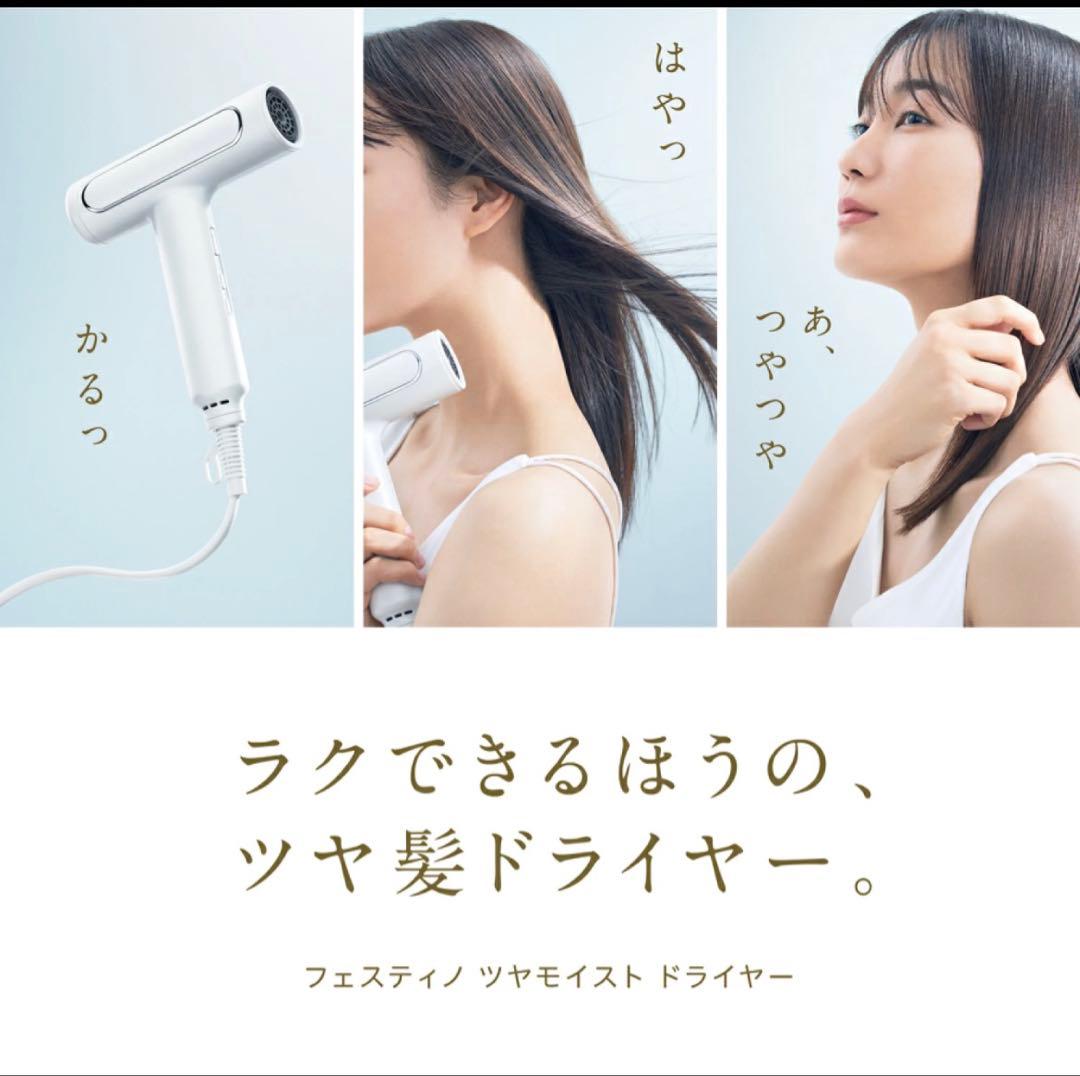 FESTINO ツヤモイスト ドライヤー フェスティノ サンドベージュ