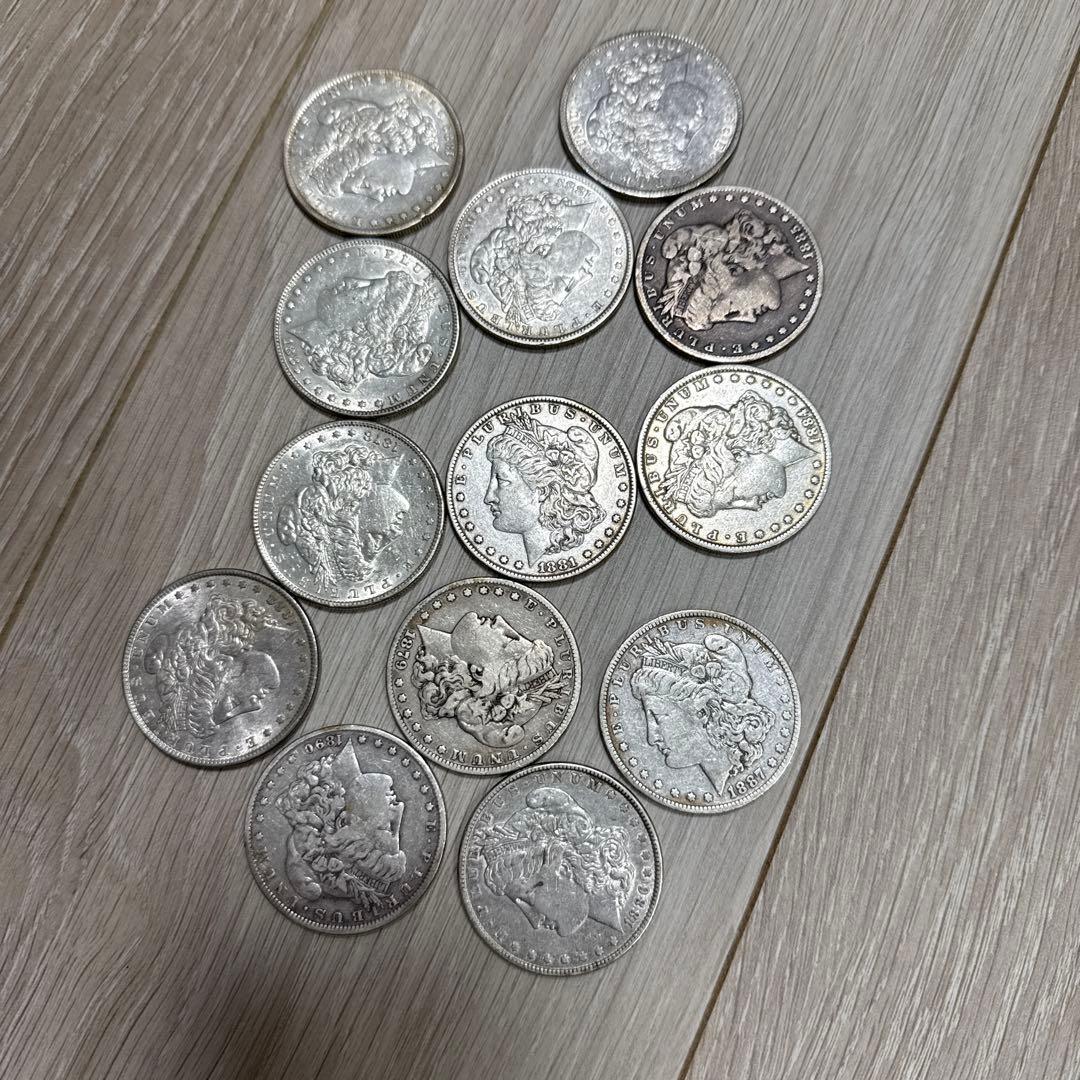 アメリカ モルガン 13枚 カウントアップ1878年から1890年②