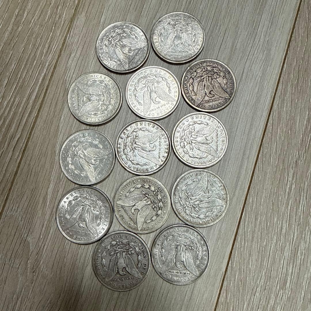 アメリカ モルガン 13枚 カウントアップ1878年から1890年②