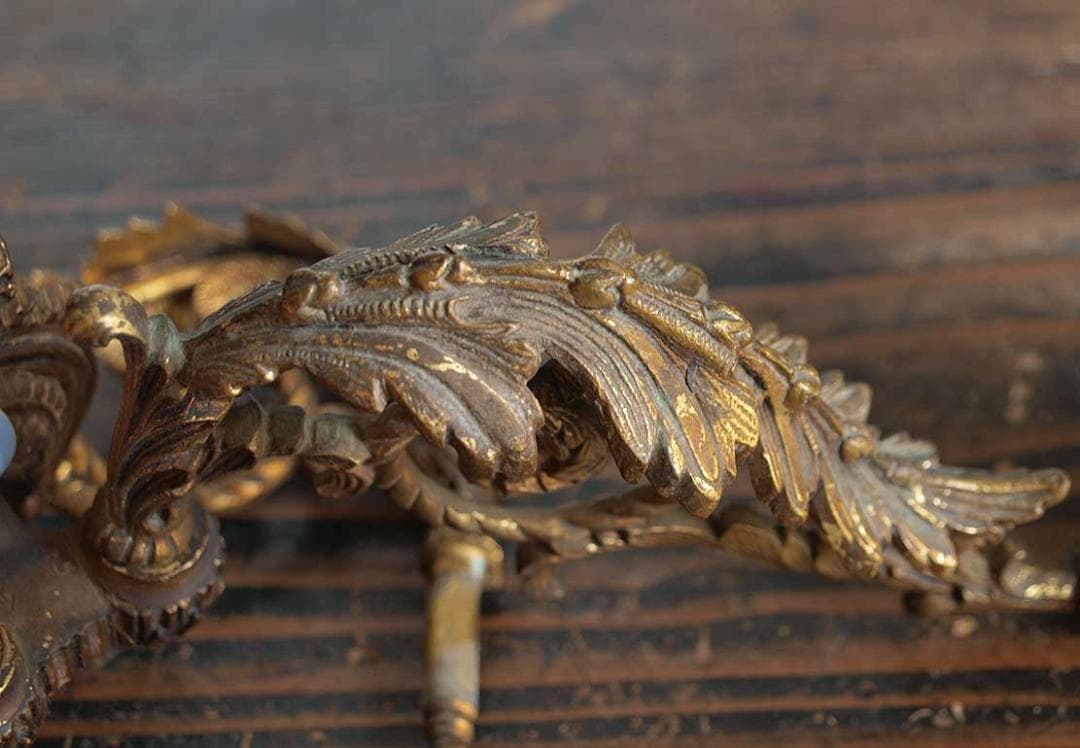 ピアノ用 キャンドルスタンド ２口 ピアノ燭台 金属製 /J932