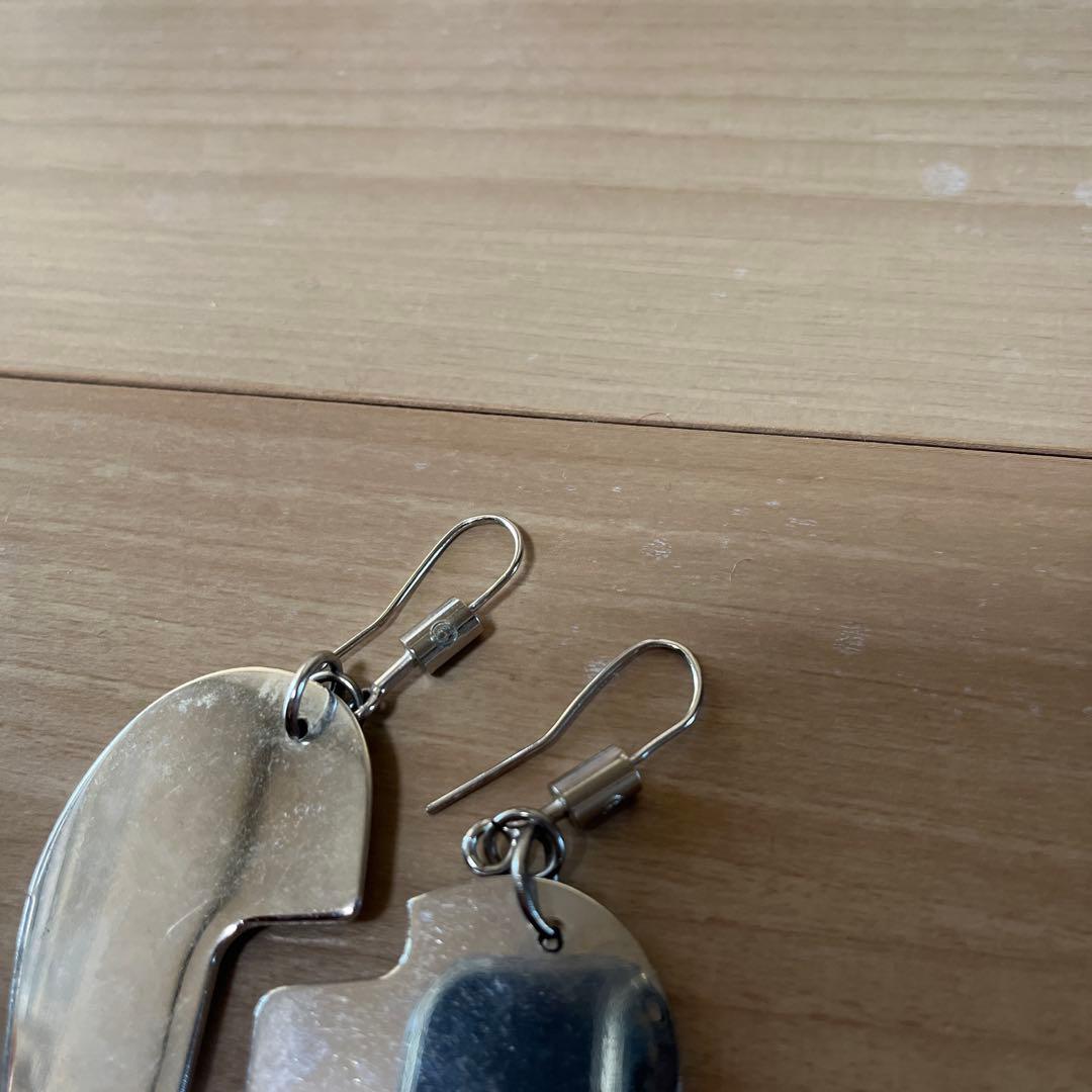 MM6 ピアス　ハート型