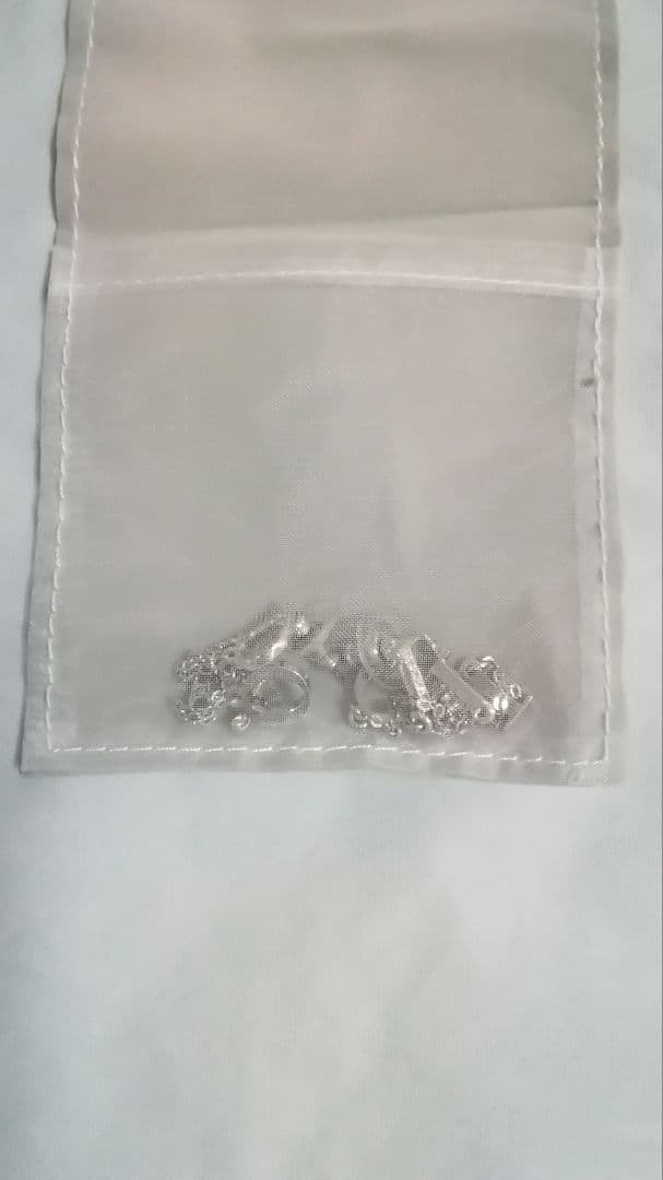 鑑定済み　Christian Dior シルバー ラインストーンピアス