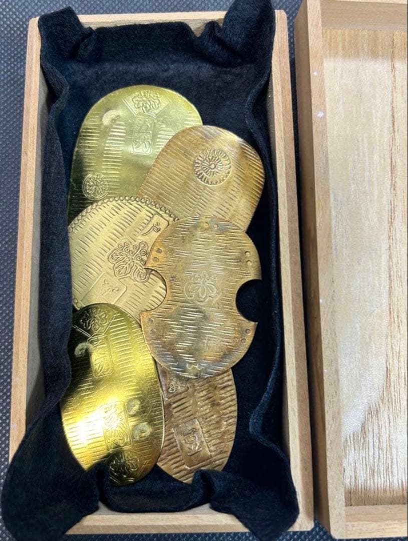 藤*読様 桐箱保管(桐箱おまけ) 小判いろいろ6枚セット