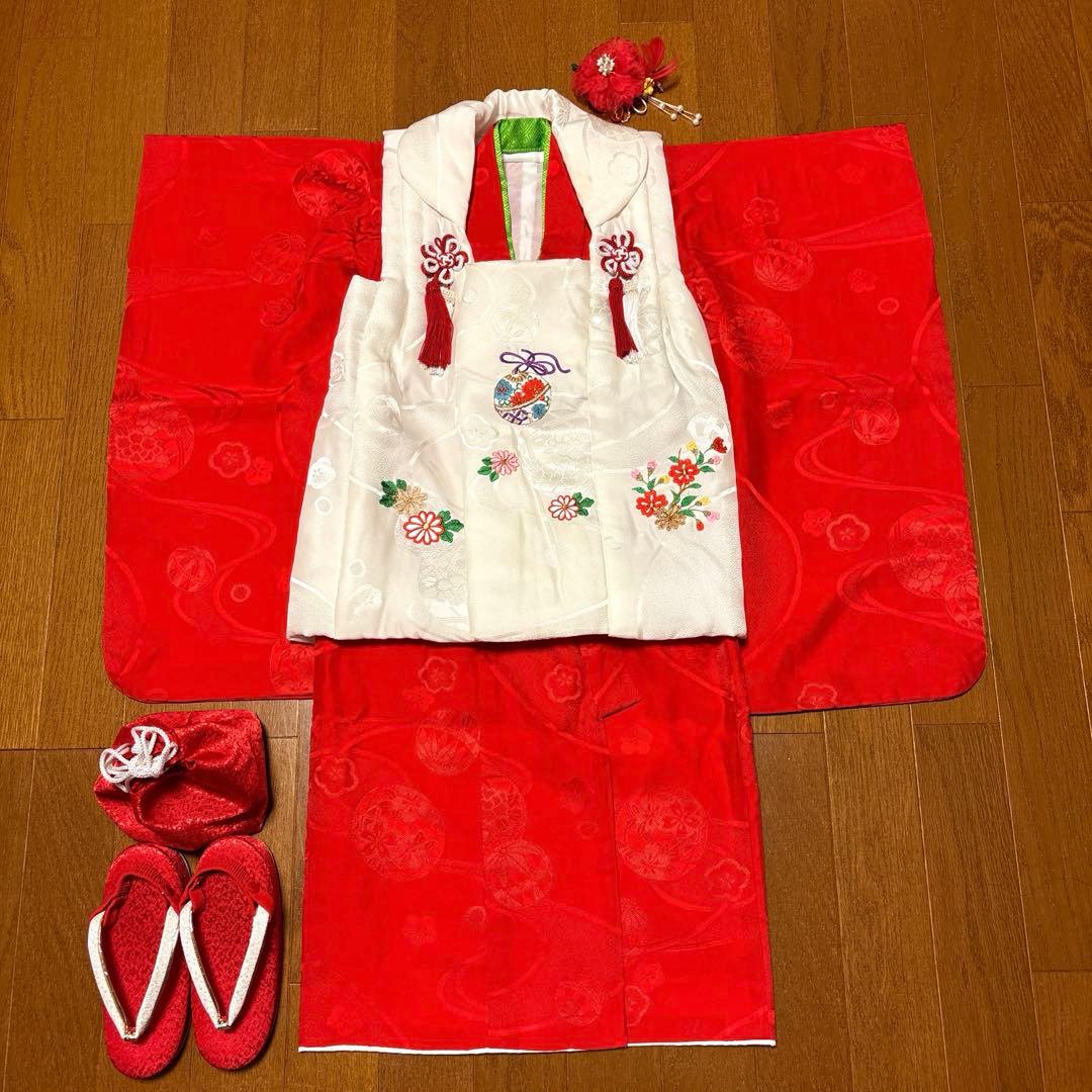 ３歳　七五三お被布セット