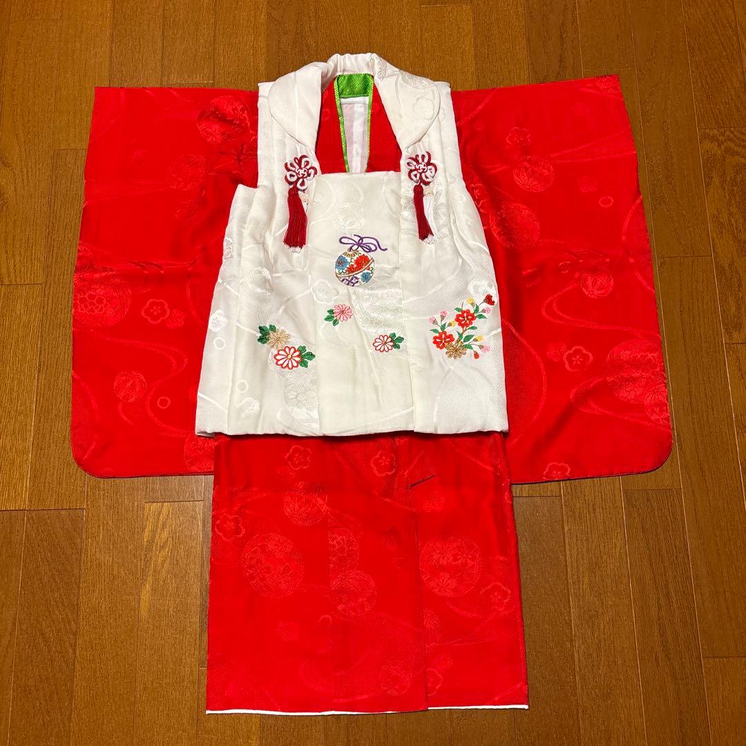 ３歳　七五三お被布セット