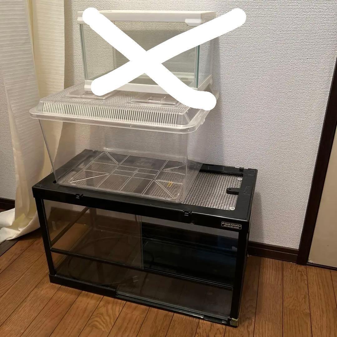 爬虫類・両生類 飼育ケージ 2つセット　ダントツ付き