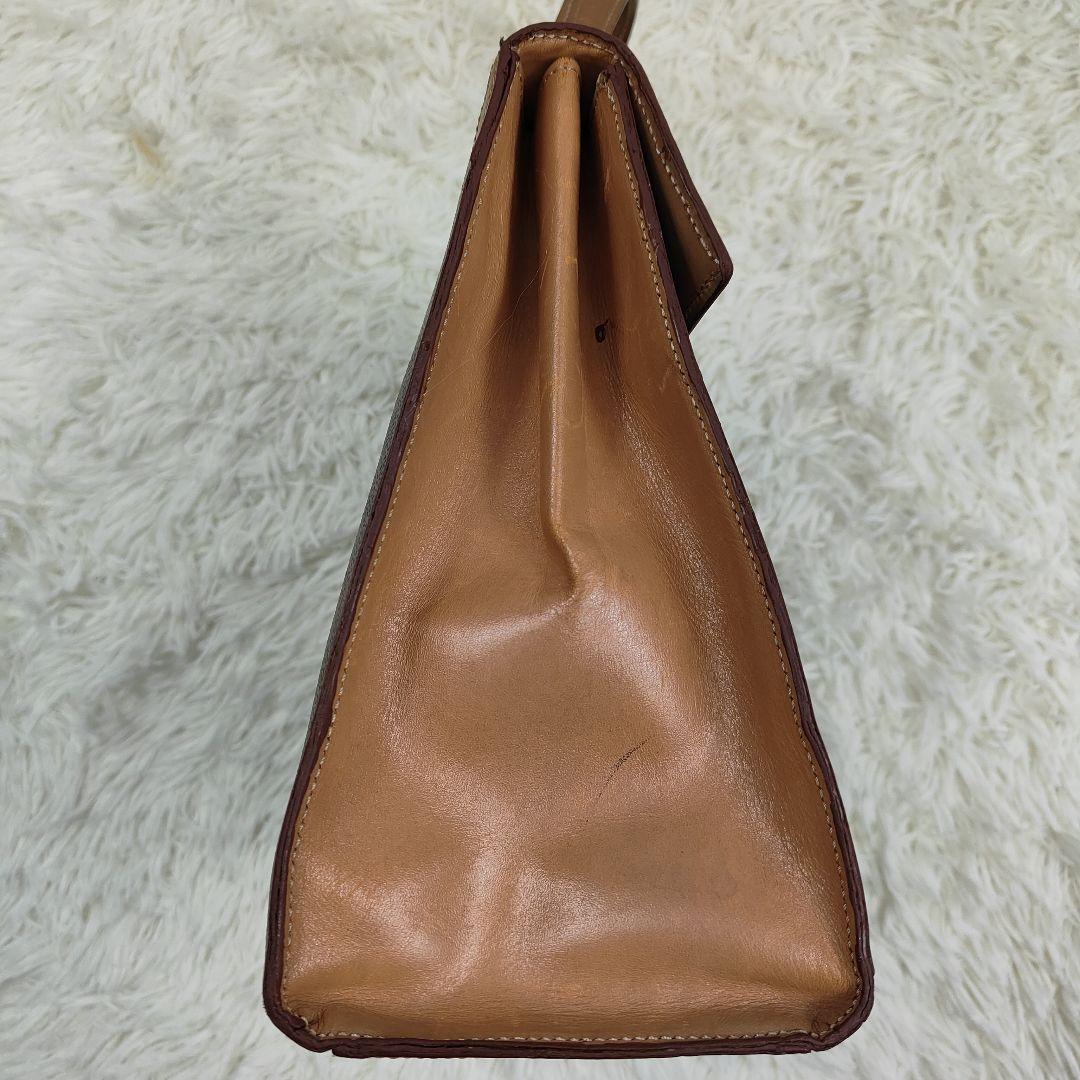 CELINE　ハンドバッグ　トリオンフ　マカダム　ガンチーニ　PVC　レザー