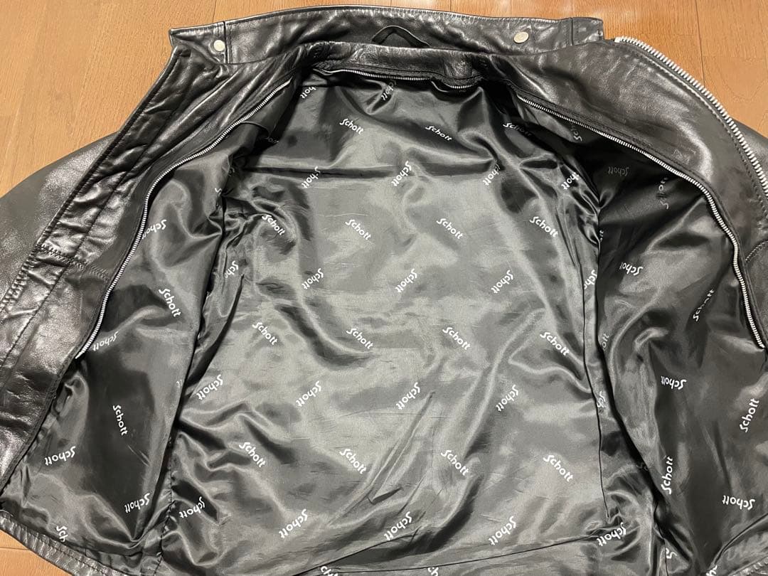 schott★ショット★641★レザーシングルライダースジャケット★40★本革★