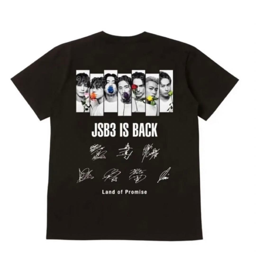 JSB3 IS BACK フォトTシャツ/BLACK Lサイズ