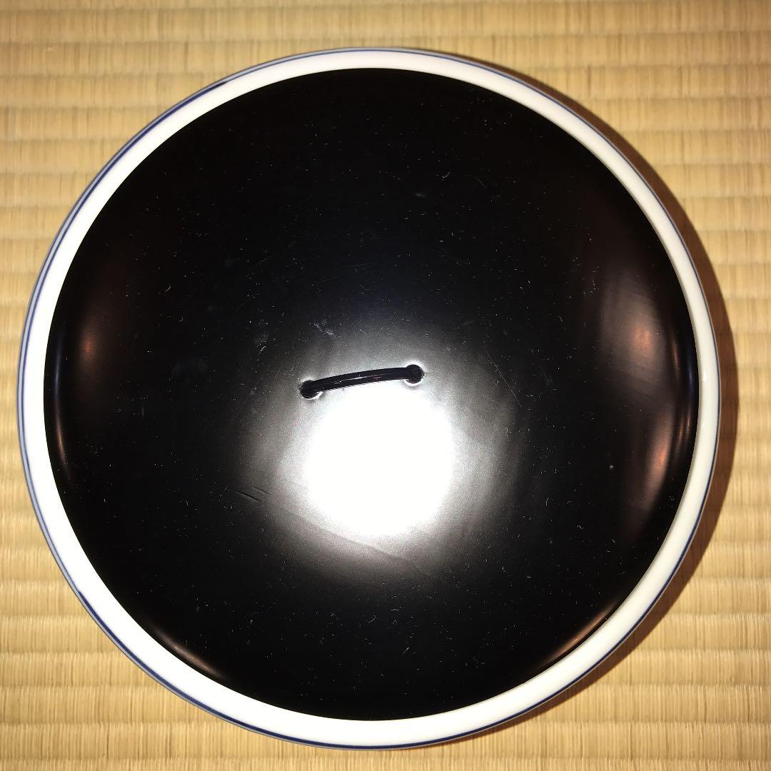 茶道具　京焼　染付桜川水指