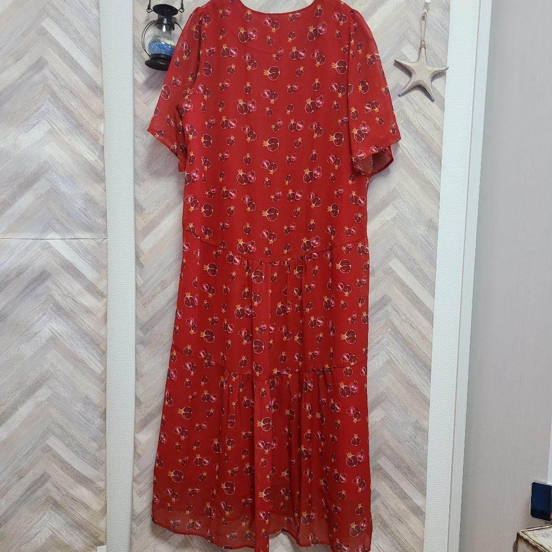 LiSA ザクロワンピース 赤 ROY reflect overjoy