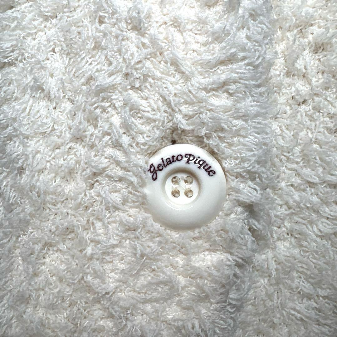 【新品】ジェラートピケ ジェラートスノーベアジャガードショールカーディガン