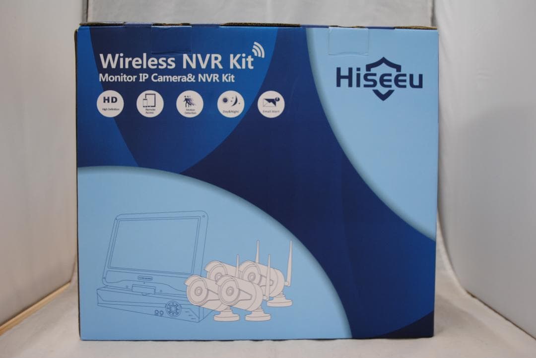 [1096] Hiseeu Wireless NVR Kit 防犯カメラセット