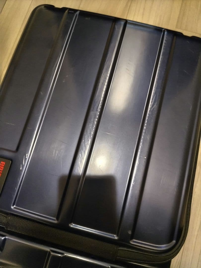 ブリーフィング　キャリーケース　機内持込 ネイビー　フロントオープン　H-34F