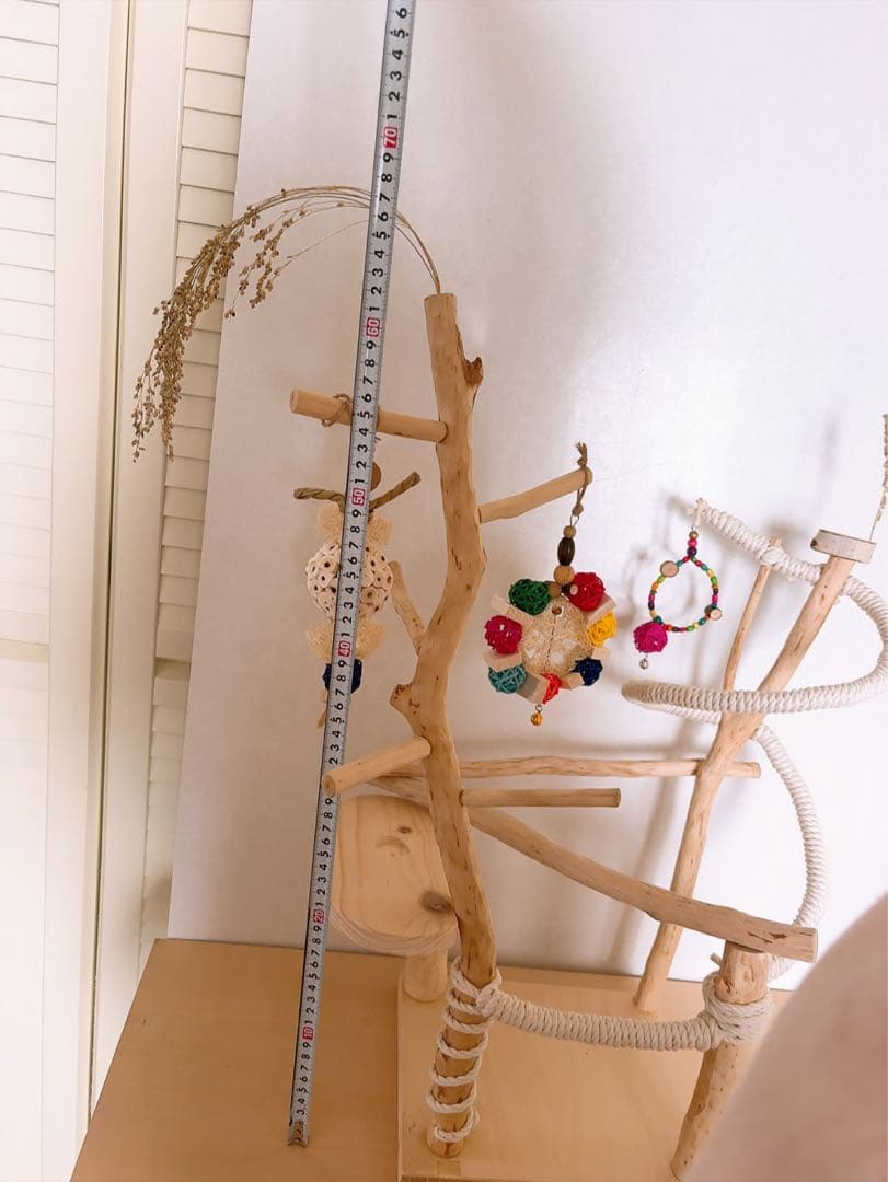 白樺　ロープパーチスタンド♪おもちゃ付きஐ