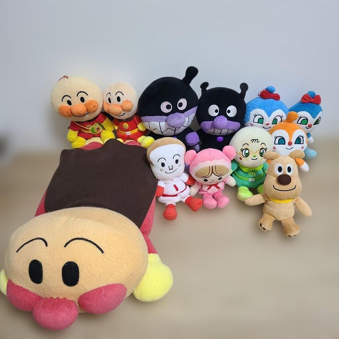 [アンパンマン ぬいぐるみ 大量 12体 セット！ まとめ売り]