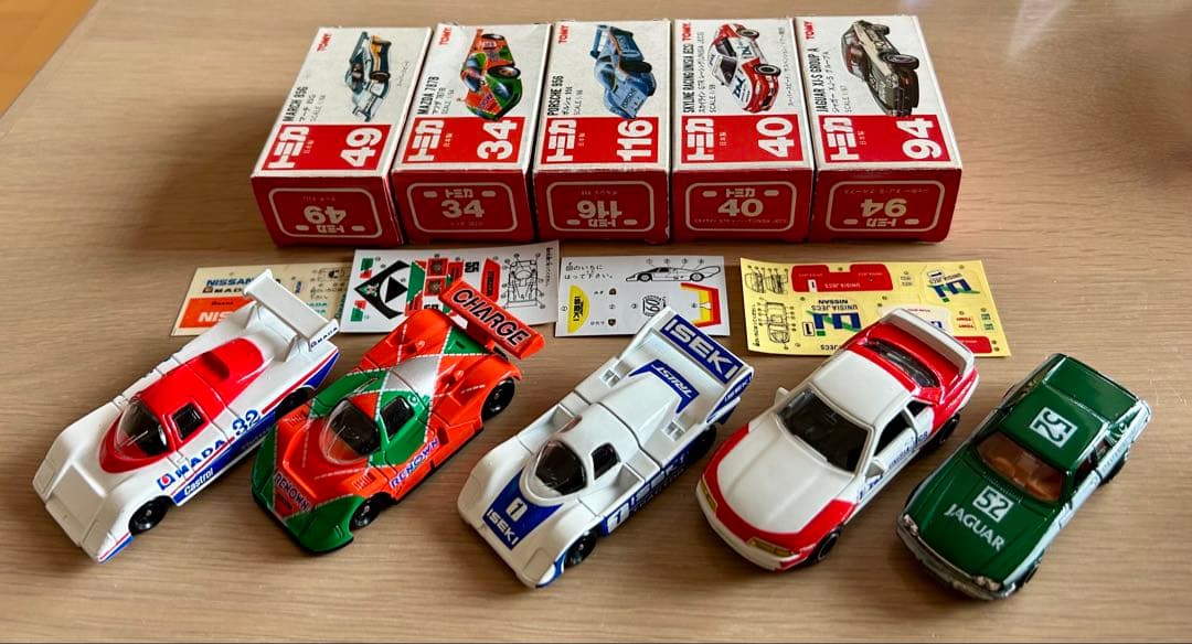 トミカ　レーシングミニカー5台　美品