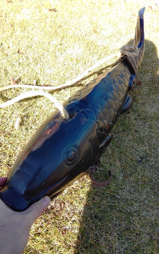 自在鉤の特大鯉　92センチ