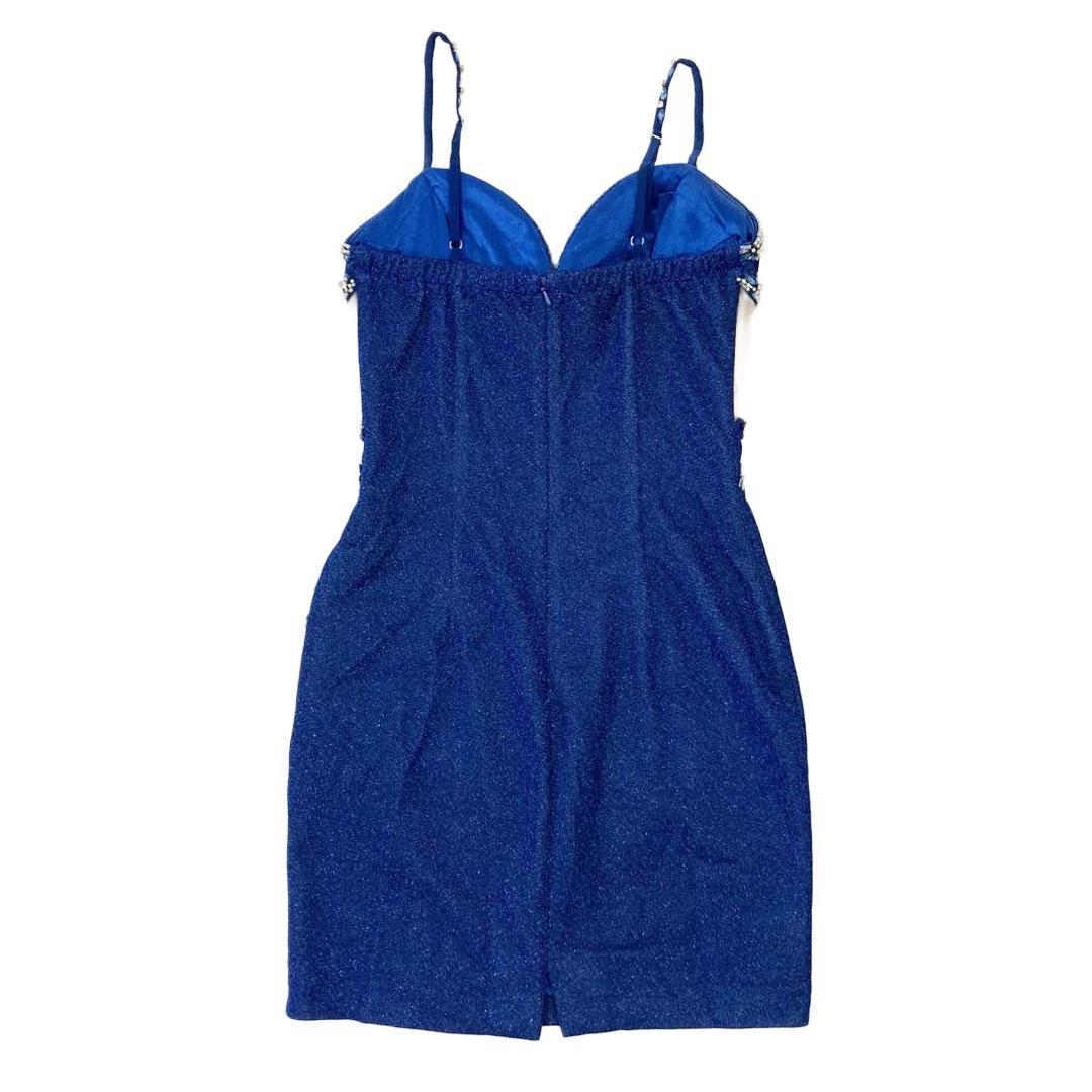 [イルマ]41599 キャバドレス ダークブルー S sugar