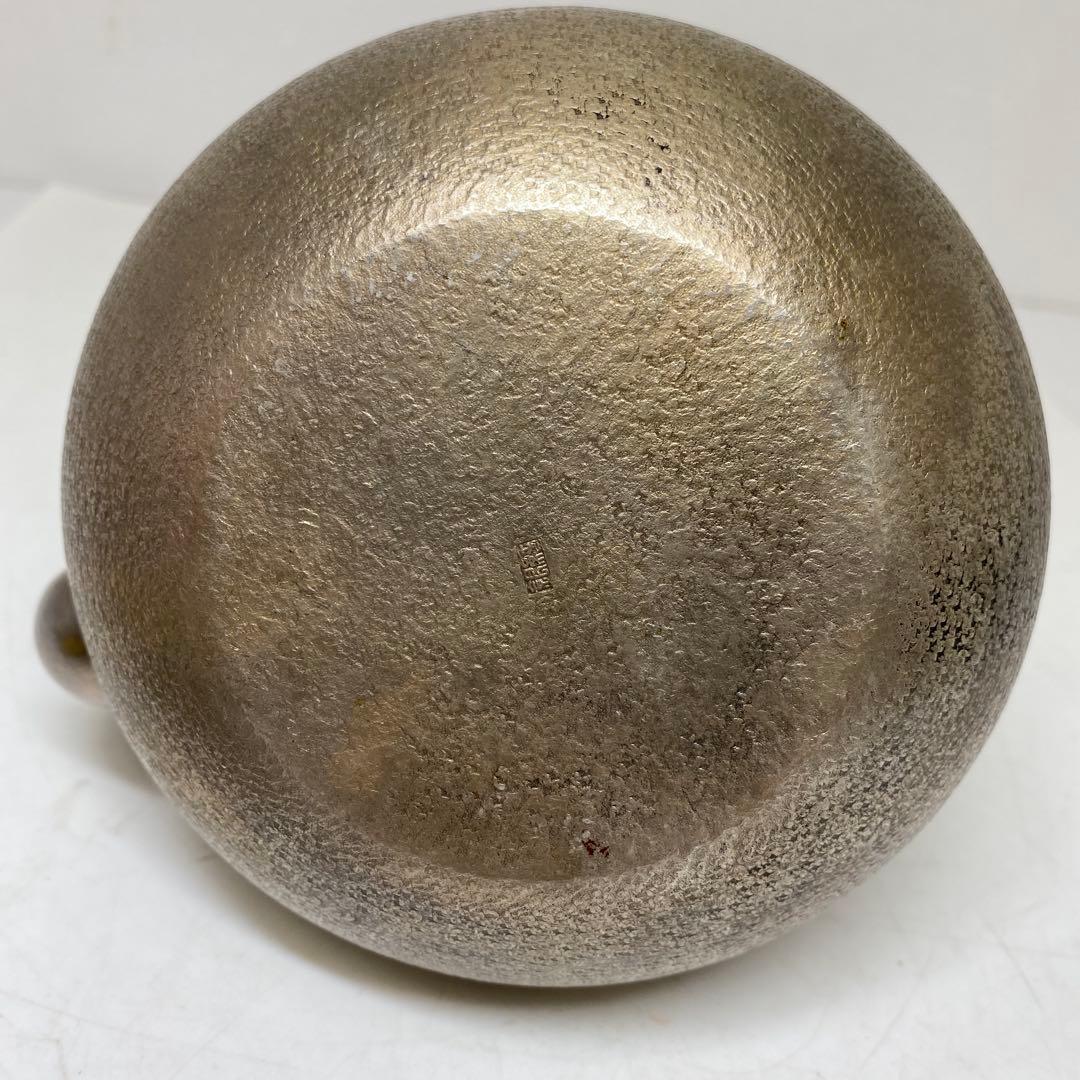 純銀刻印　槌目　銀瓶　387g トウオ　東さ7-0607☆2F