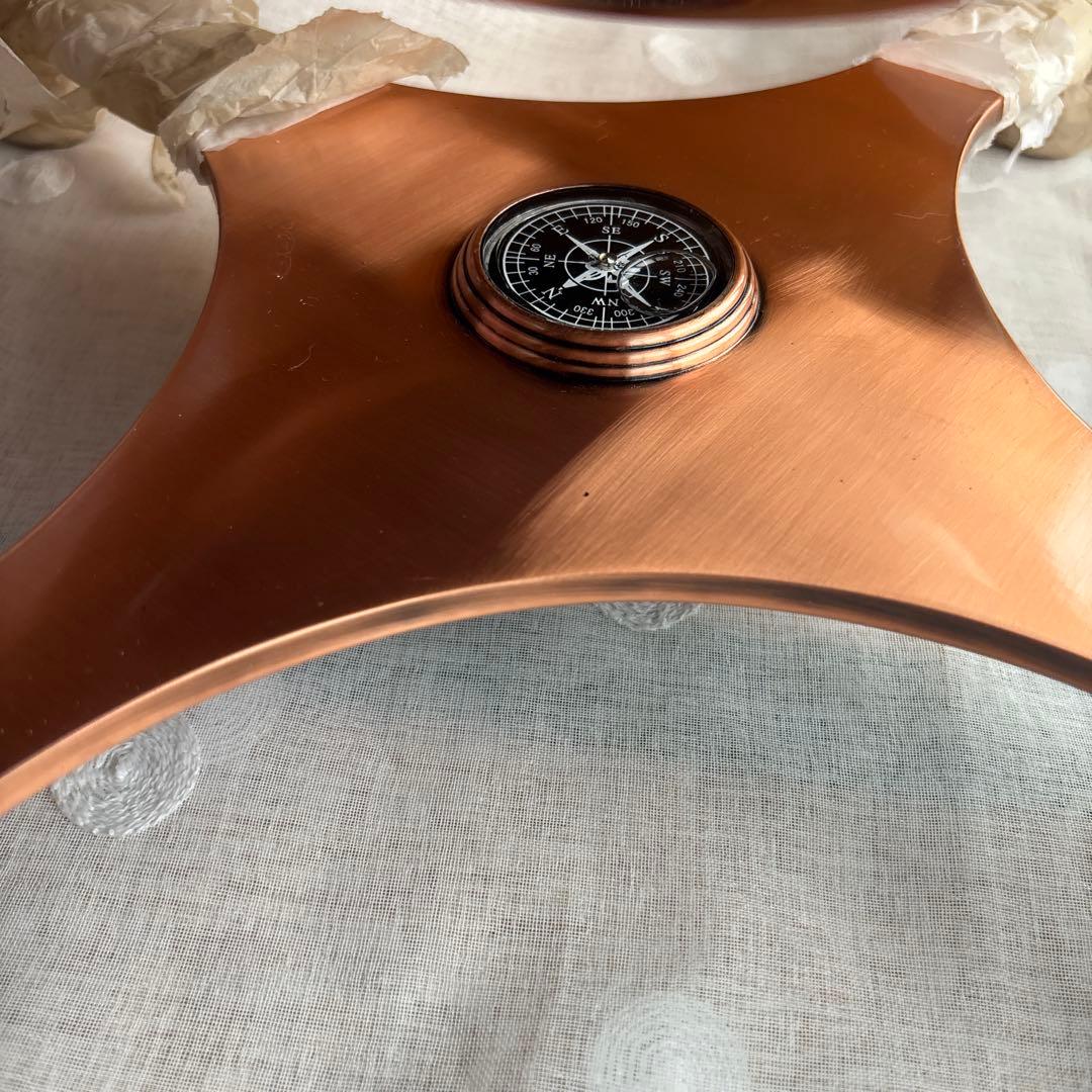 【美品✨希少】天然石✨地球儀✨アンティーク✨インテリア✨コレクション✨シェル