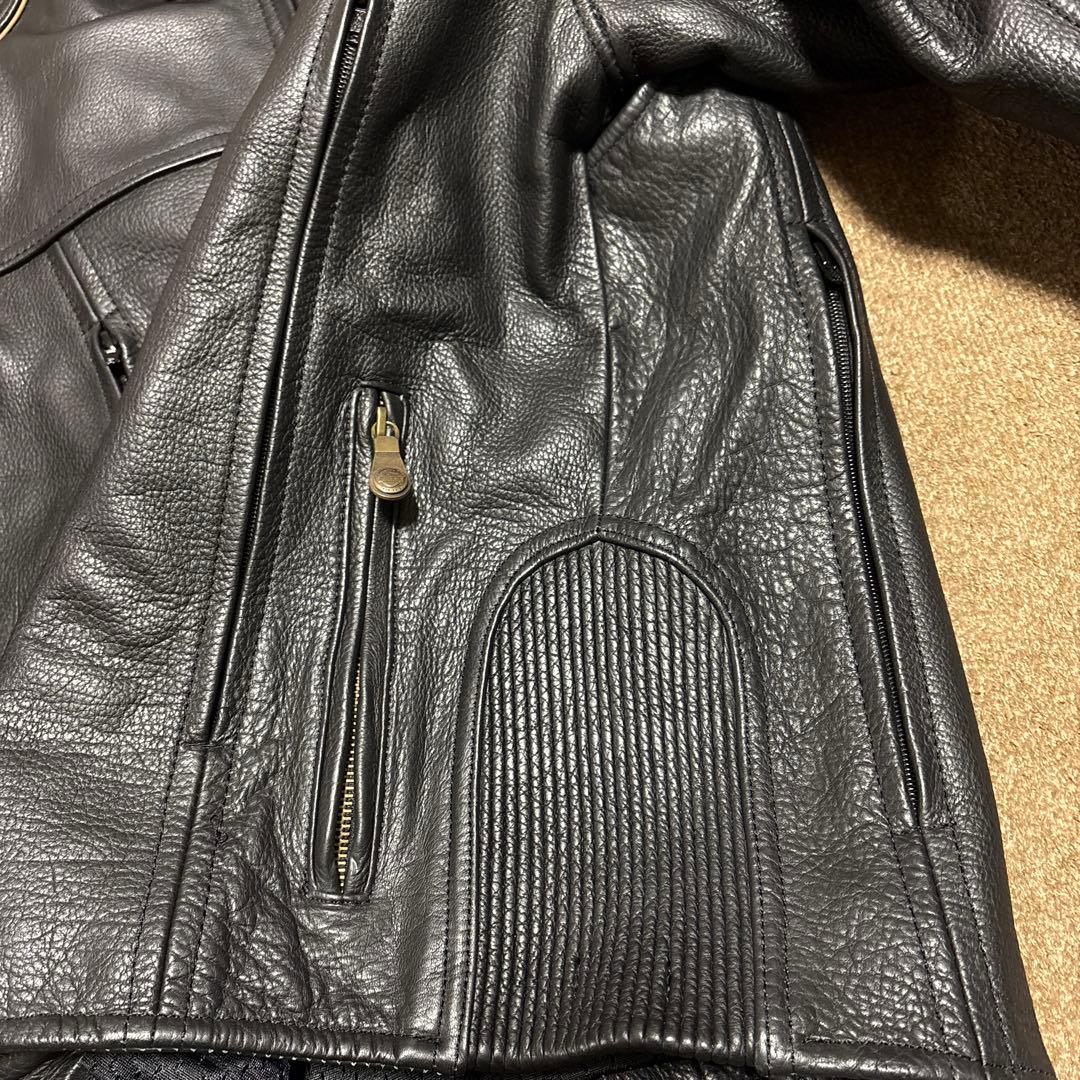 Sサイズ　110周年　レザー　シングルライダースジャケット