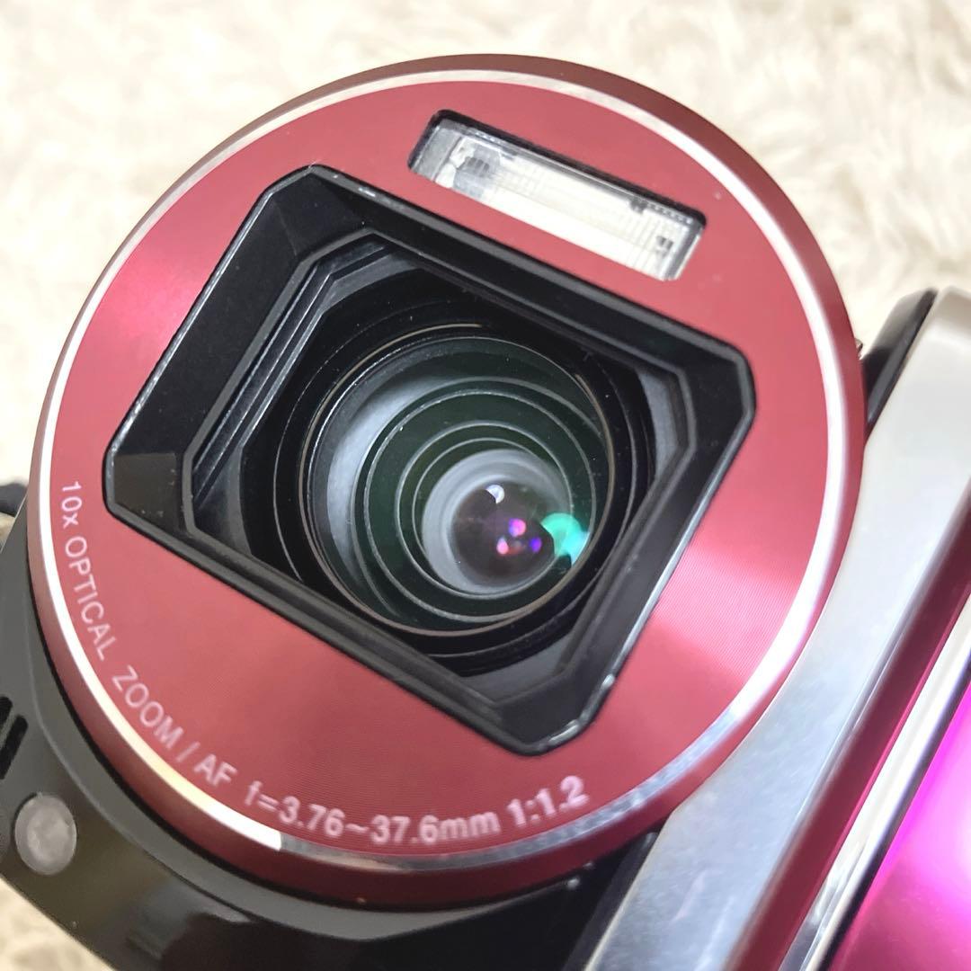 【美品】JVC Everio GZ-HM880 赤 バッテリー3個付き