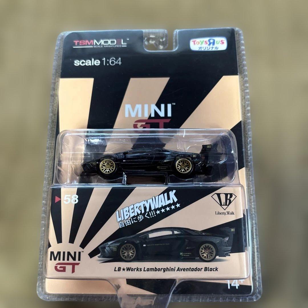 MINIGT ミニGT　LBワークス　ランボルギーニ アヴェンタドール ブラック