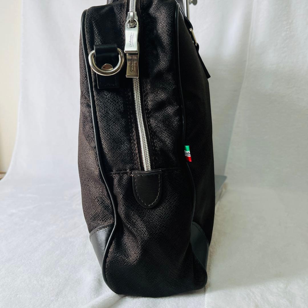 オロビアンコ 2way トートバッグ ショルダーバッグ 茶色 本革 タグ付き