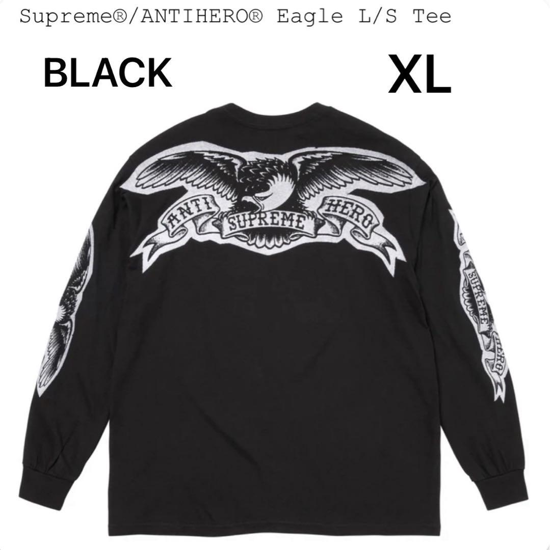 トップス Supreme x ANTIHERO Eagle L/S Tee Black