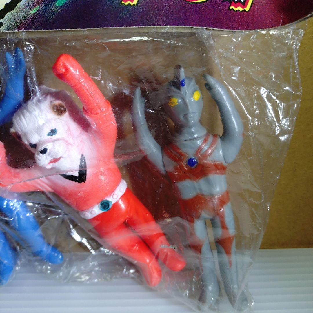 無版権 パチソフビ 3体セット 未開封 シルバー仮面 ライオン丸 ウルトラマンA