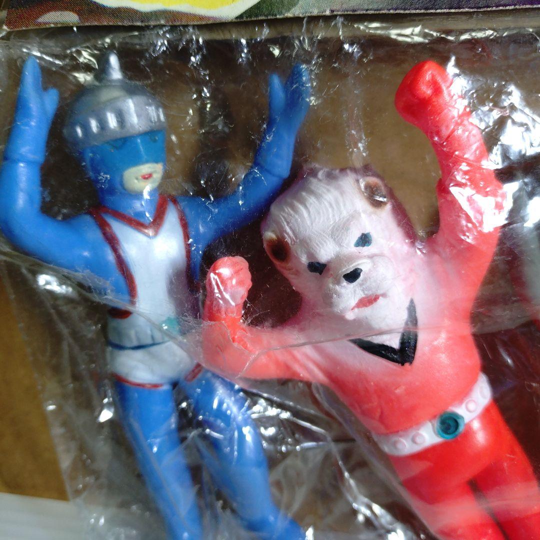 無版権 パチソフビ 3体セット 未開封 シルバー仮面 ライオン丸 ウルトラマンA