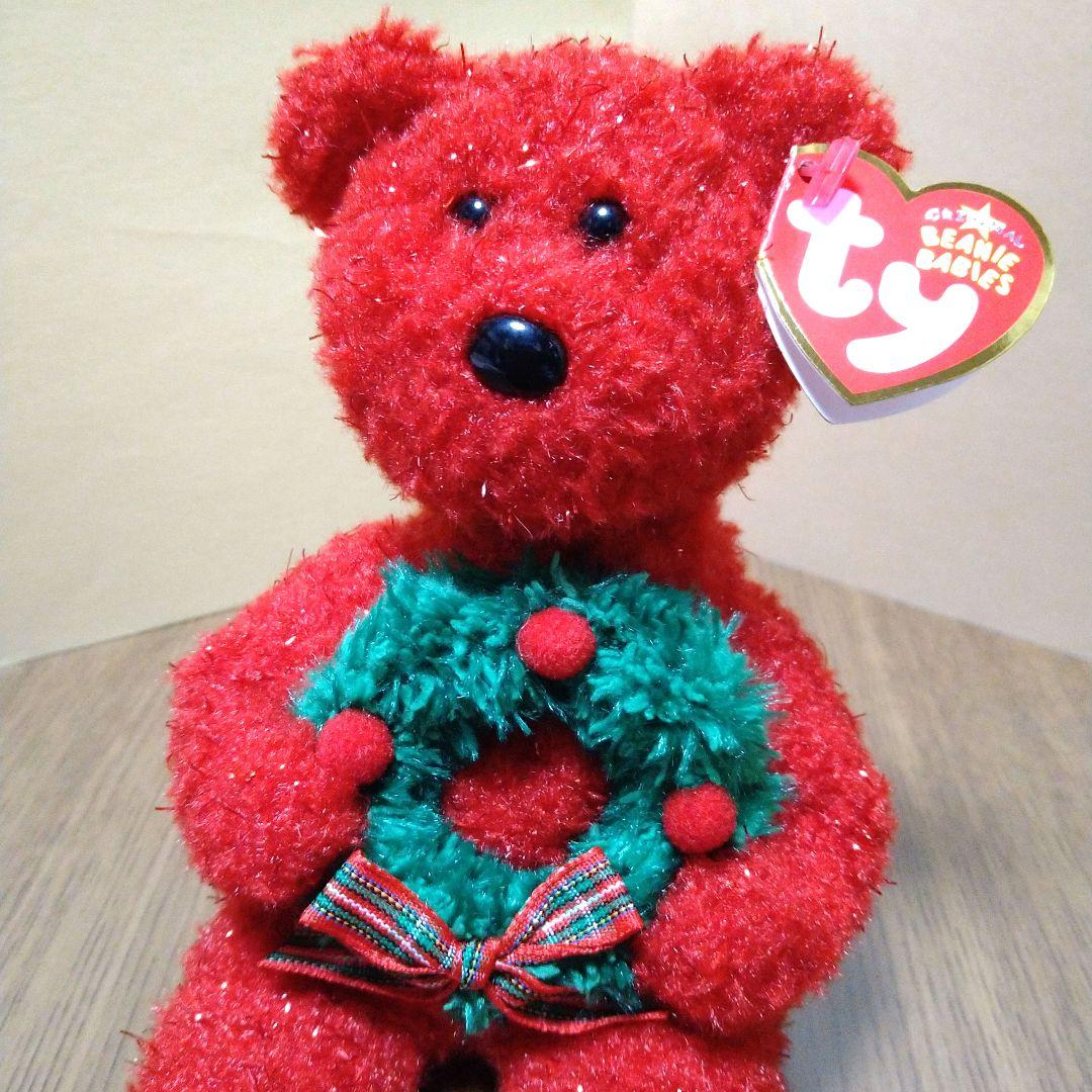 ty ぬいぐるみ クマ ビーニーベイビーズ くま 赤熊