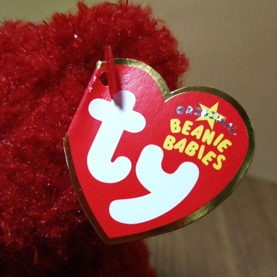 ty ぬいぐるみ クマ ビーニーベイビーズ くま 赤熊