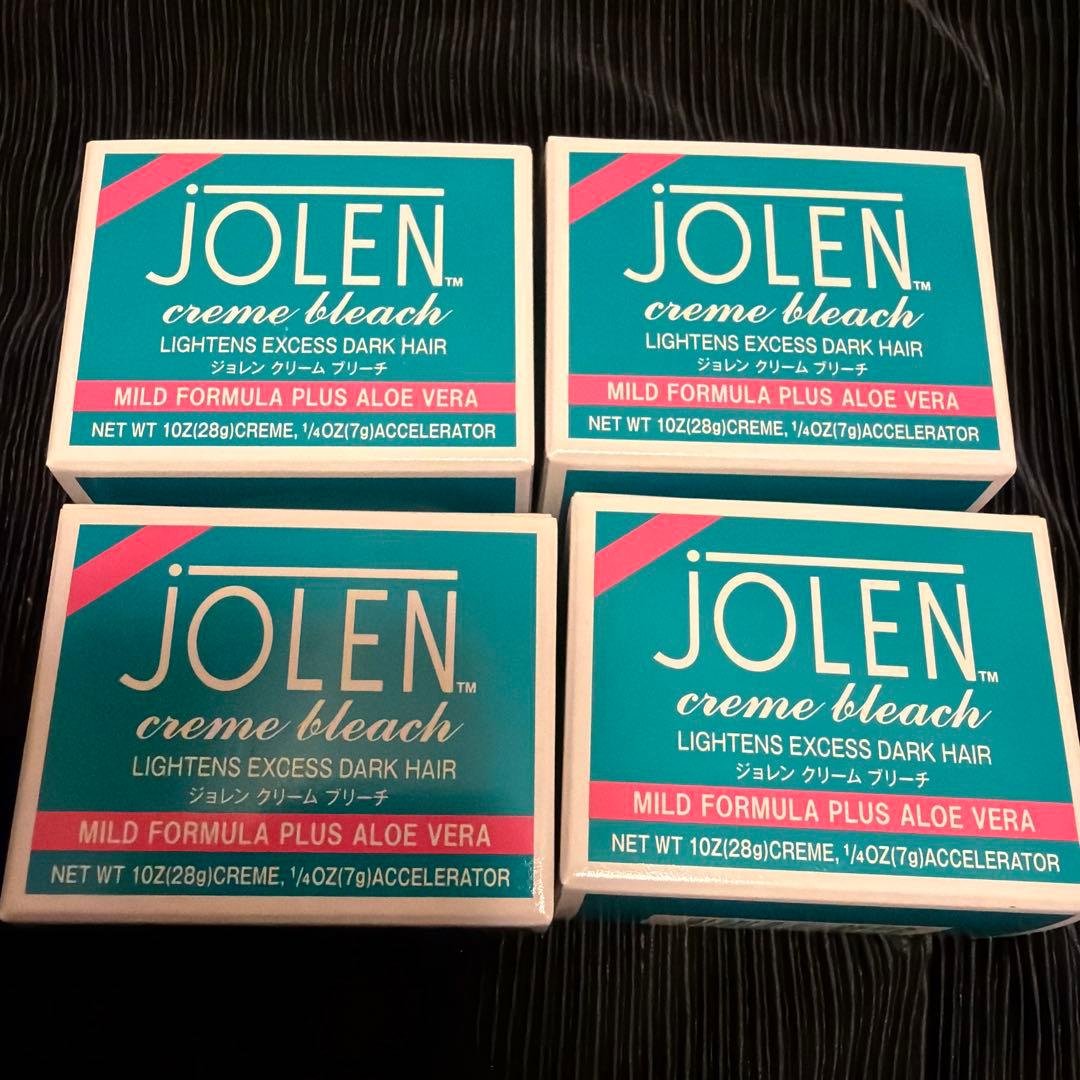 【新品未使用】ジョレンクリームブリーチ〈クリーム状脱色剤〉4箱セット