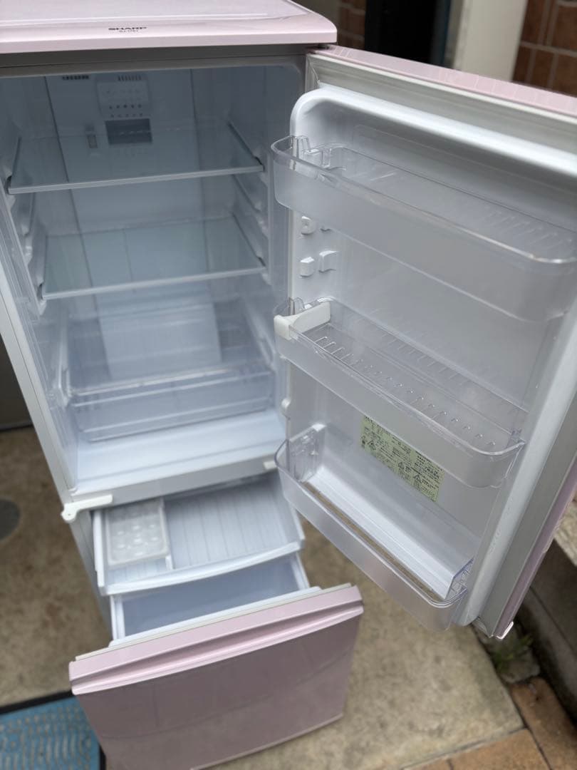 SHARP 冷凍冷蔵庫 SJ-17E1-SP 167L ピンク 2013年製