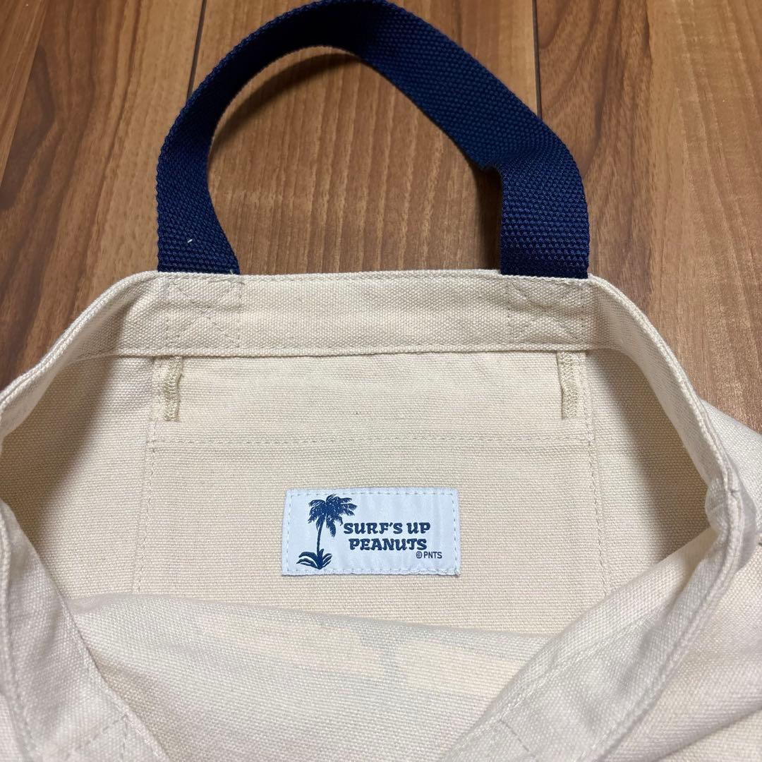 ハワイ限定　日焼けスヌーピー サーフィン リラックス トートバッグ 2点セット