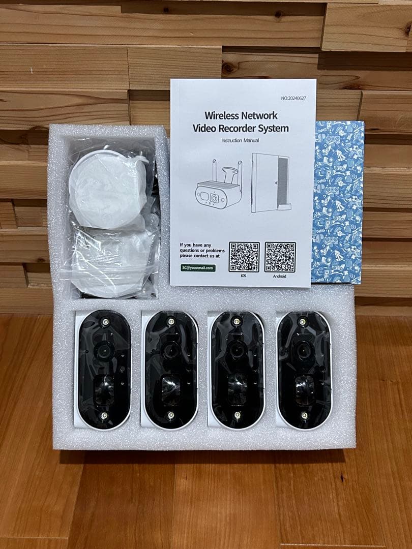 【完全無線・一体型ソーラーパネル】防犯カメラ 400万画素 監視カメラ ソーラー