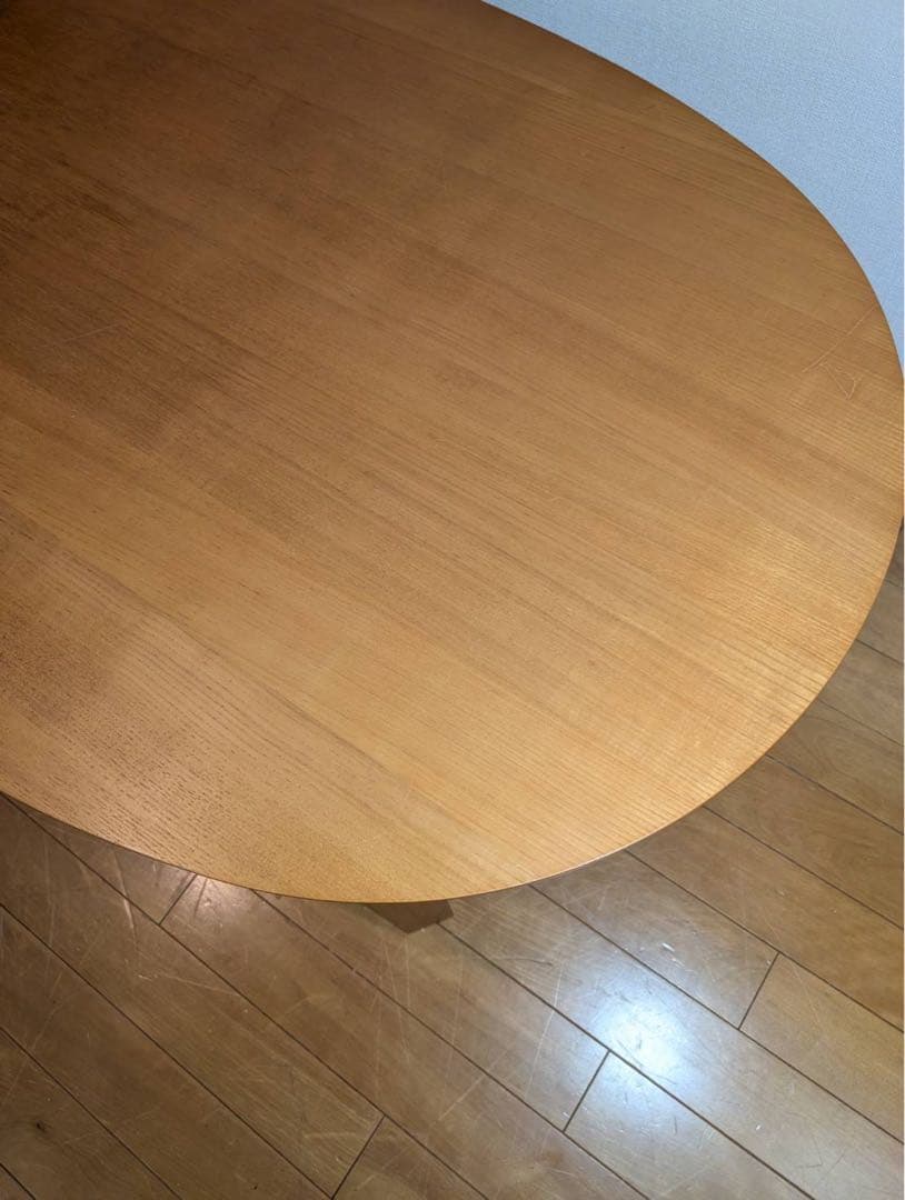 ■送料込■無印良品 木製楕円こたつ 曲木脚 フラットヒーター タモ材 暖房器具